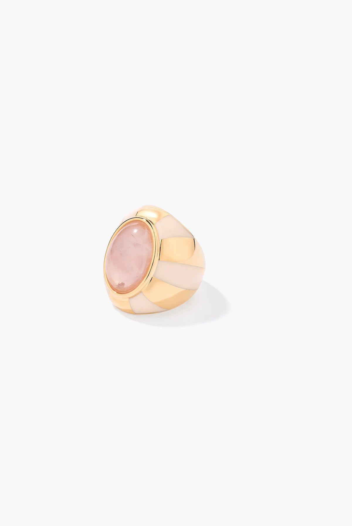 pink and gold ring