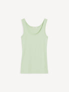 Light green tank top on a white background