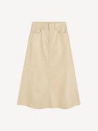 Beige skirt on a white background