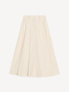 Beige skirt on a white background