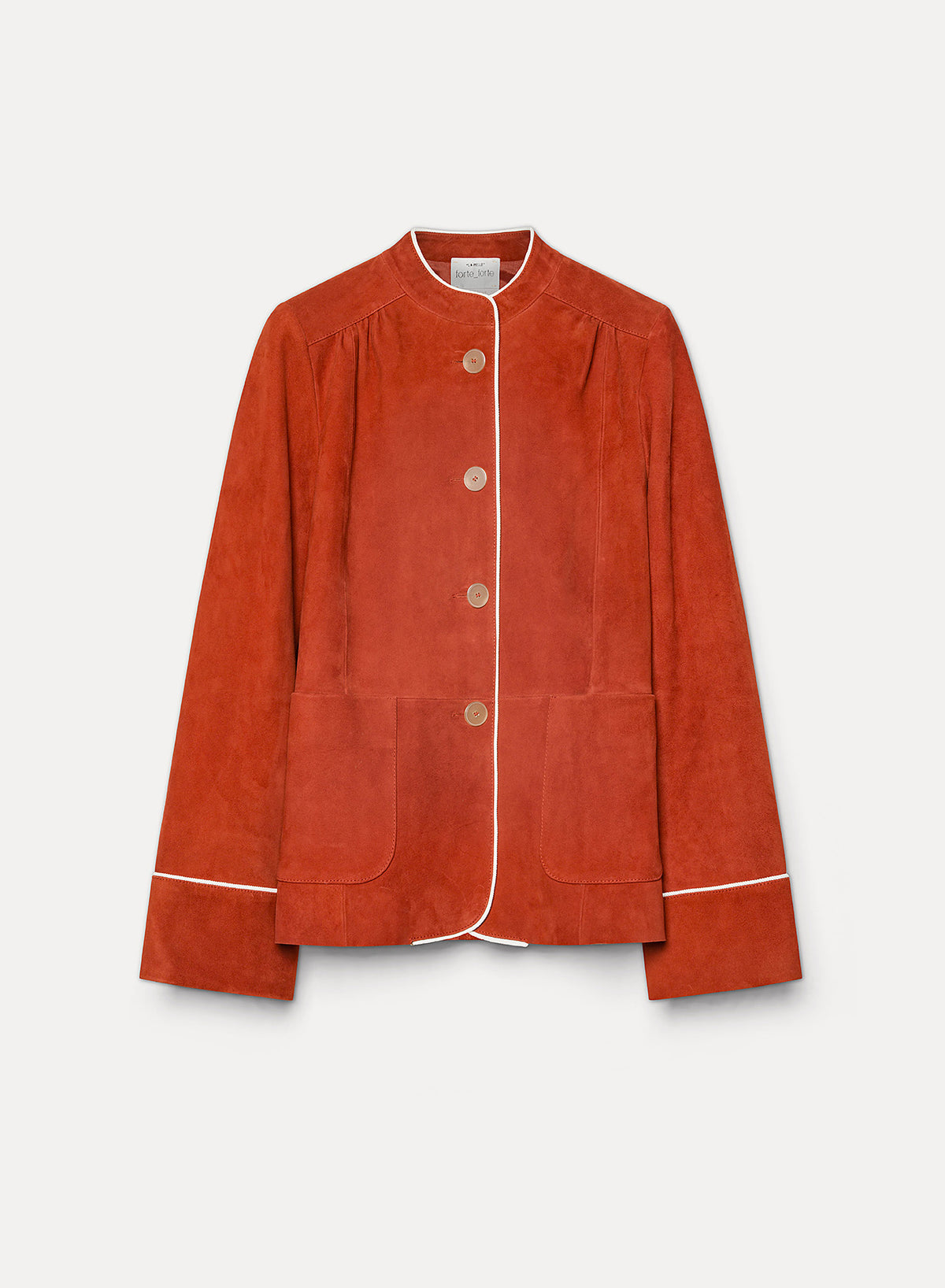 rust coloured suede jacket 