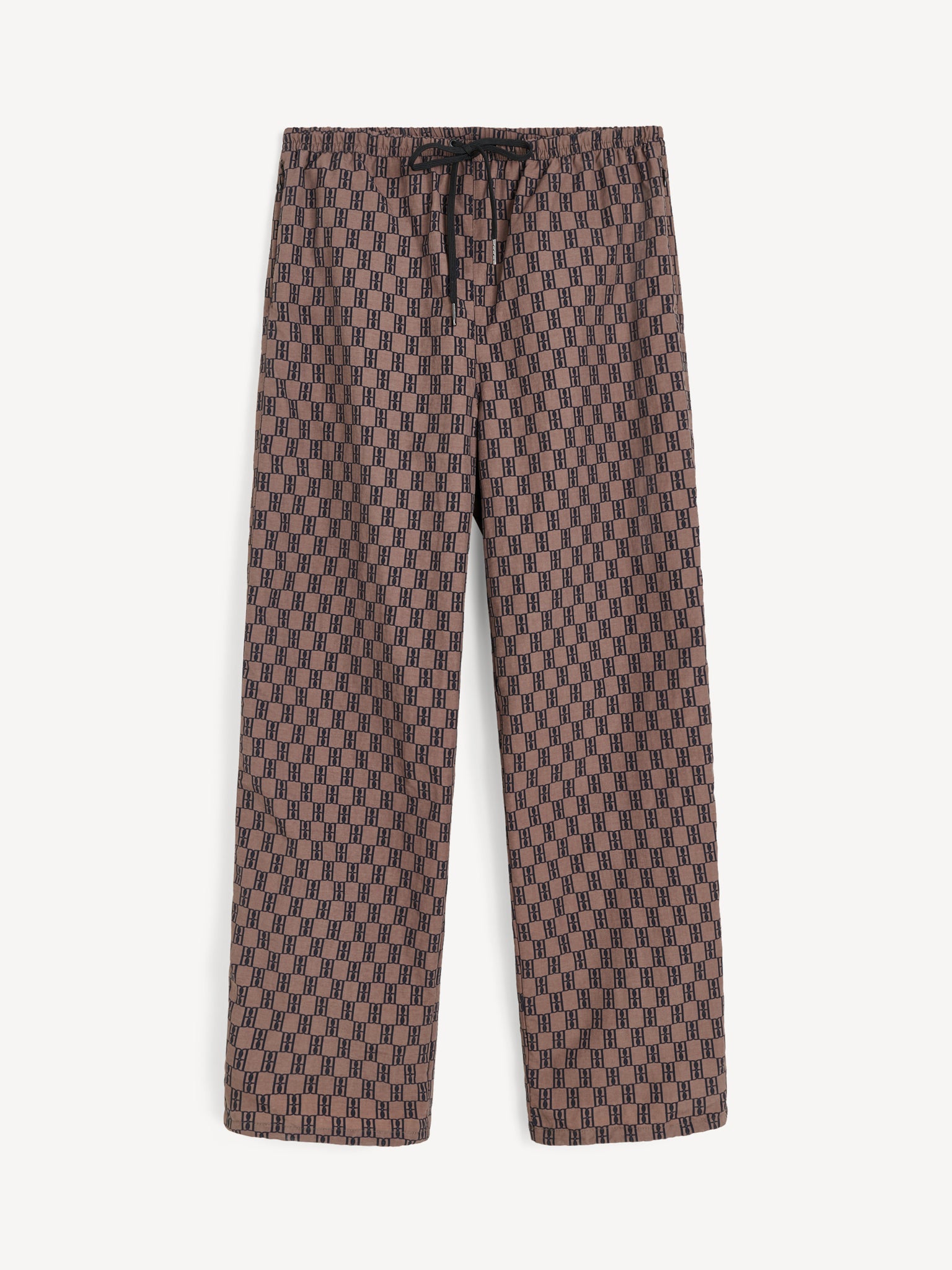 Patterned pants on a white background
