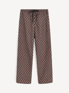 Patterned pants on a white background