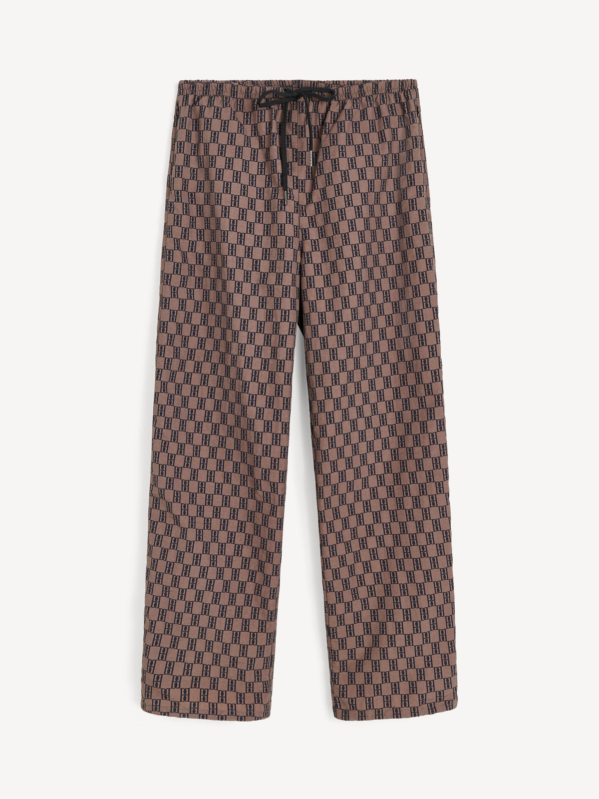 Patterned pants on a white background