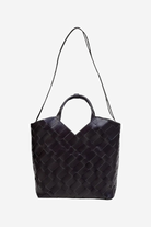 DARK BROWN WOVEN BAG