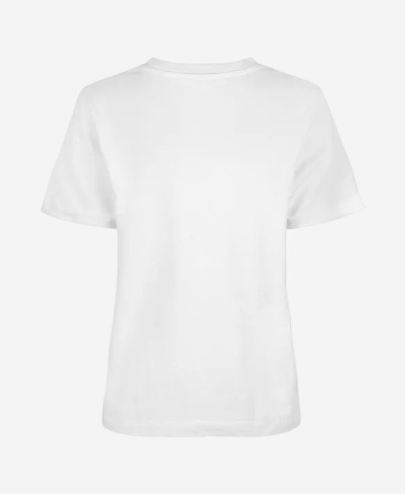 White t-shirt on a white background