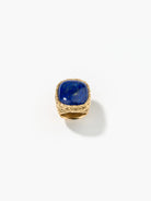 blue and gold ring
