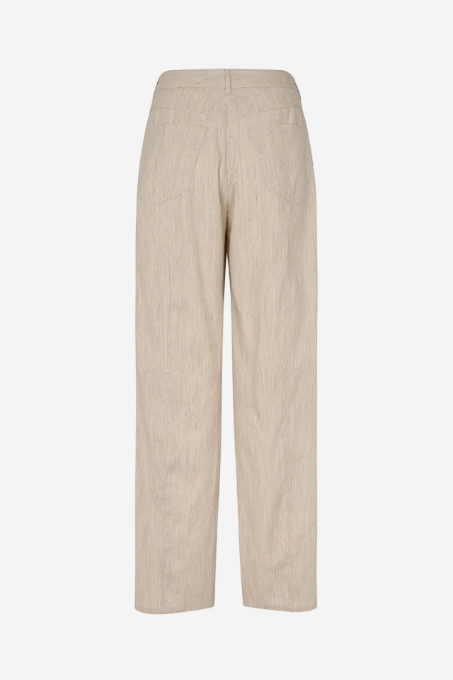 Beige pants on a white background