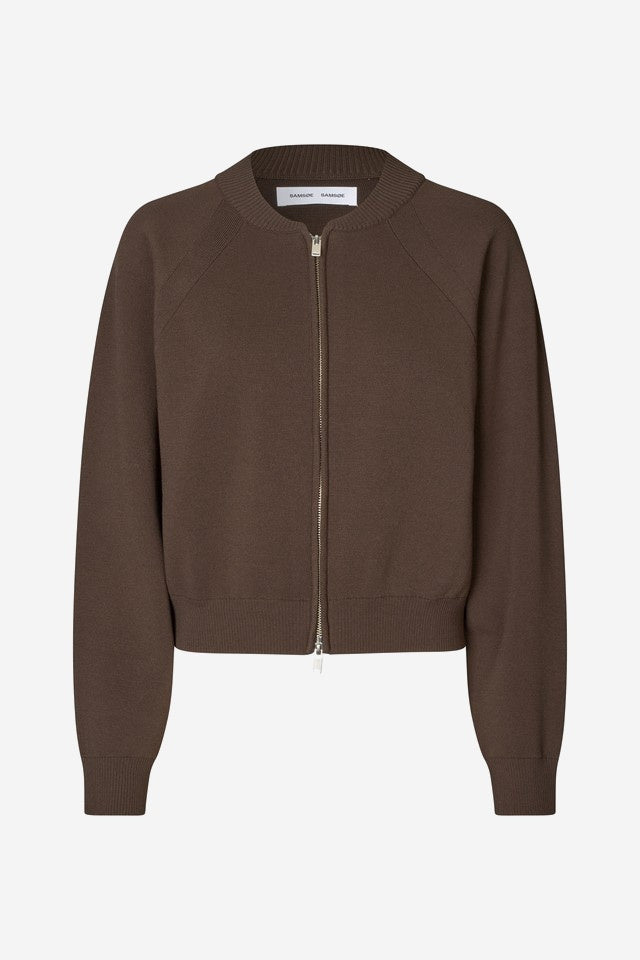 Brown jacket on a white background