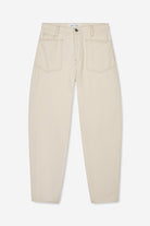 Beige pants on a white background