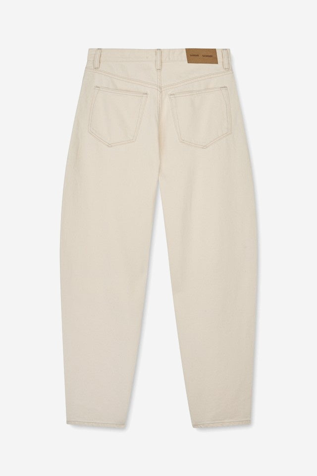 Beige pants on a white background